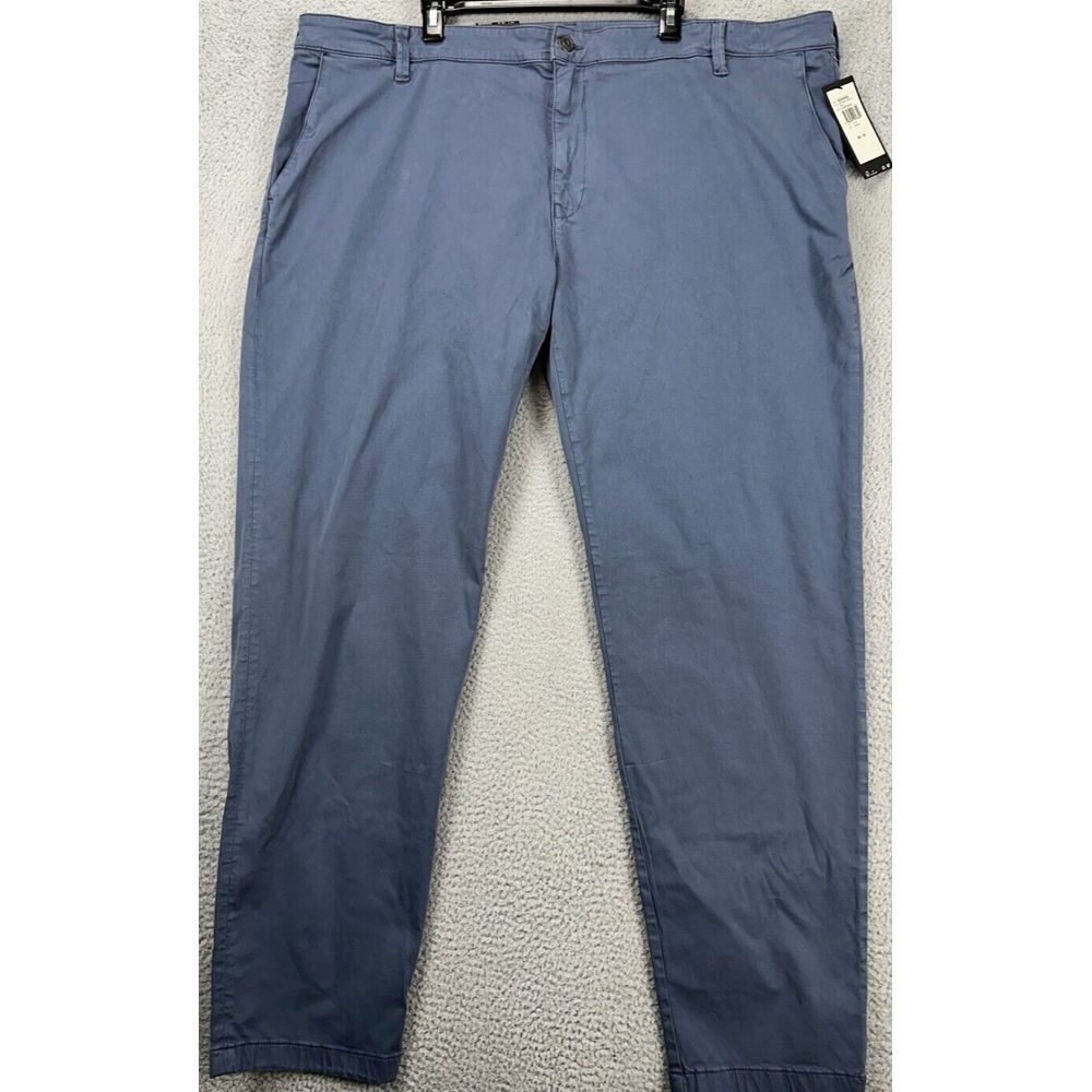 Mavi Edward Pants Mens 48X34 Blue Khakis Slim Straight Leg NEW